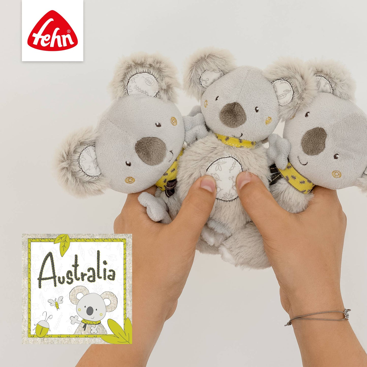 Peluche térmico koala Colección Australia , con bolsa térmica extraíble ,a partir de 0 meses FEHN