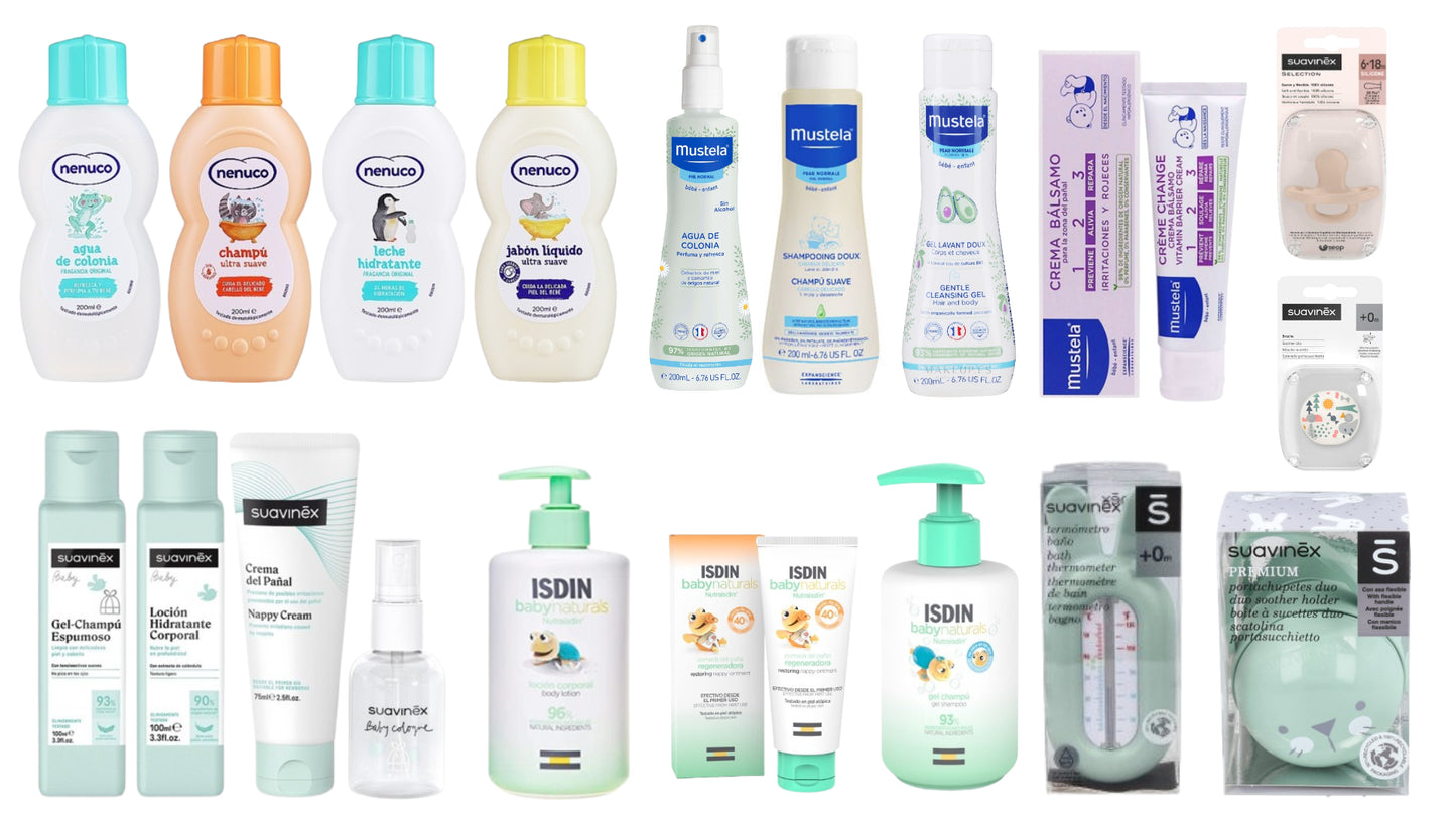 Canastilla bebé recién nacido "Essentials"