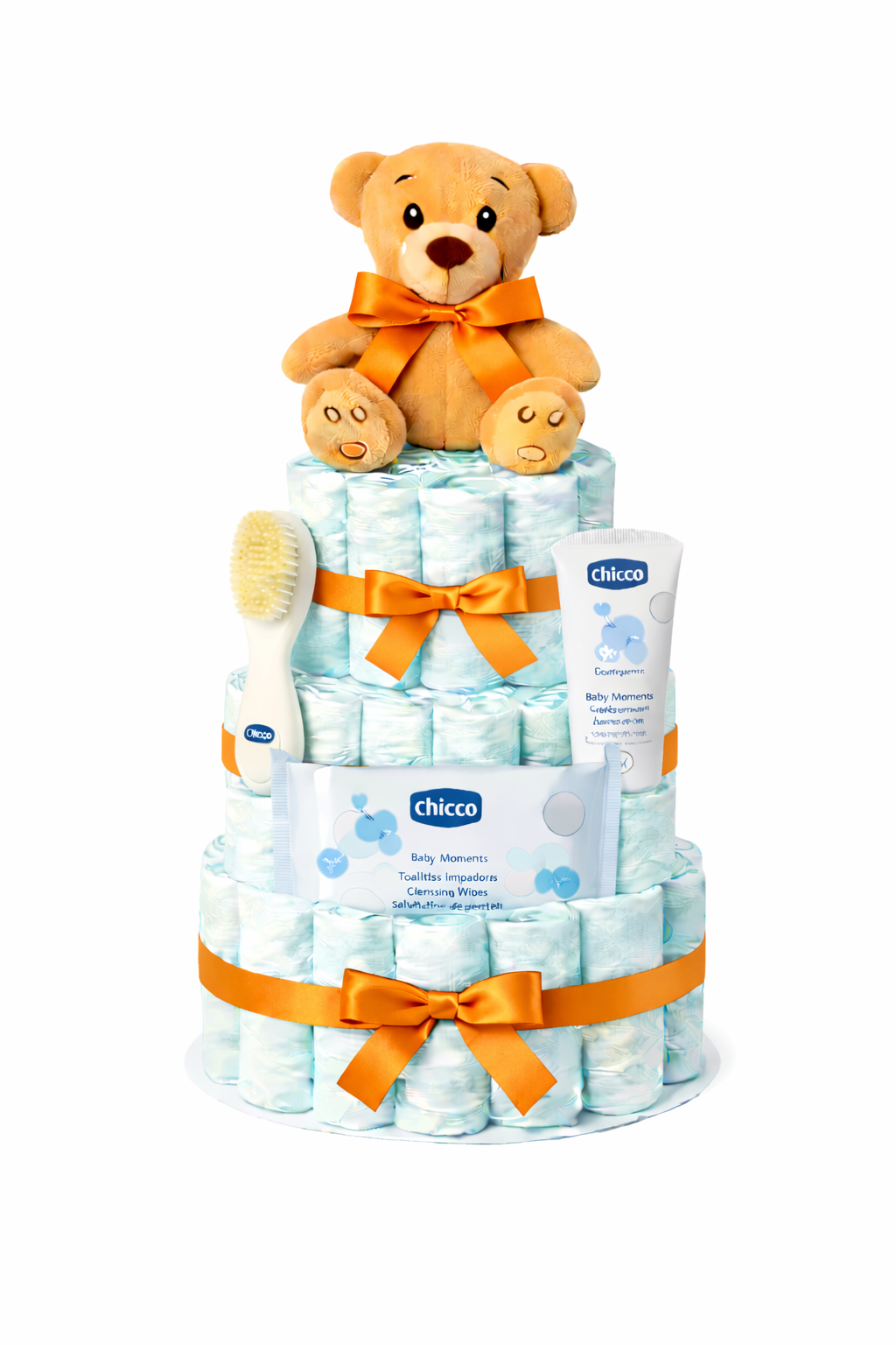 Tarta de pañales complementos CHICCO