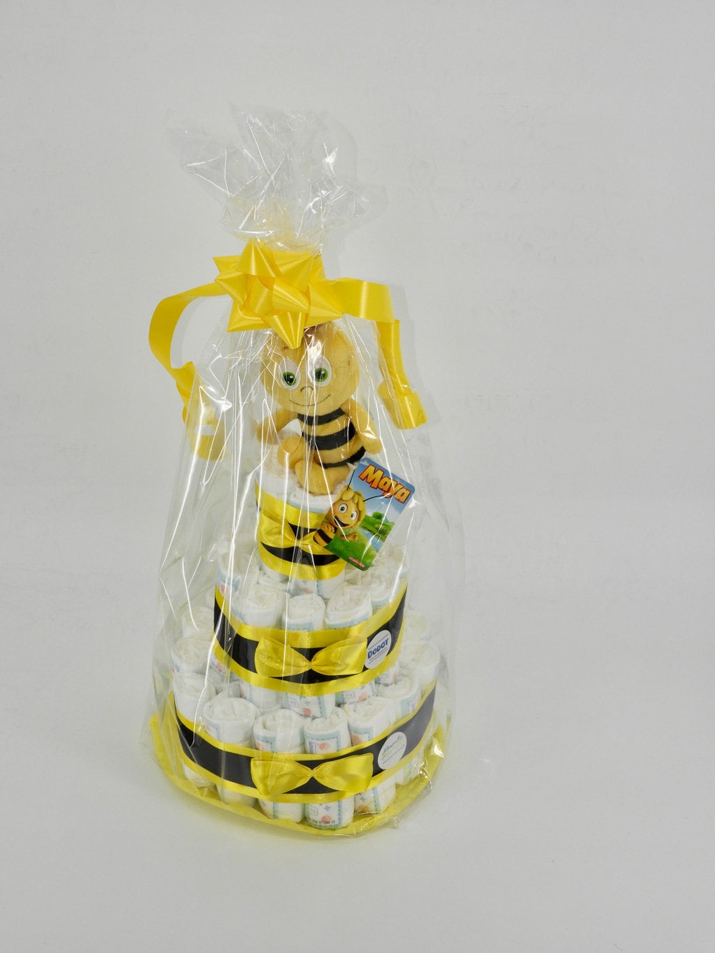 Tarta de pañales La abeja maya