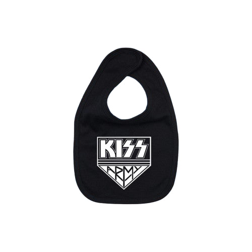Babero negro bebé Kiss