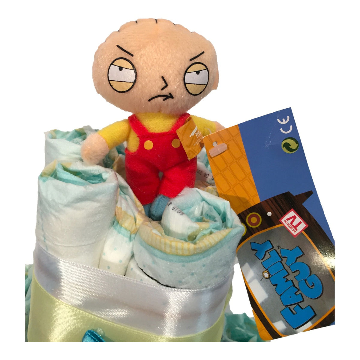 Tarta de pañales Stewie