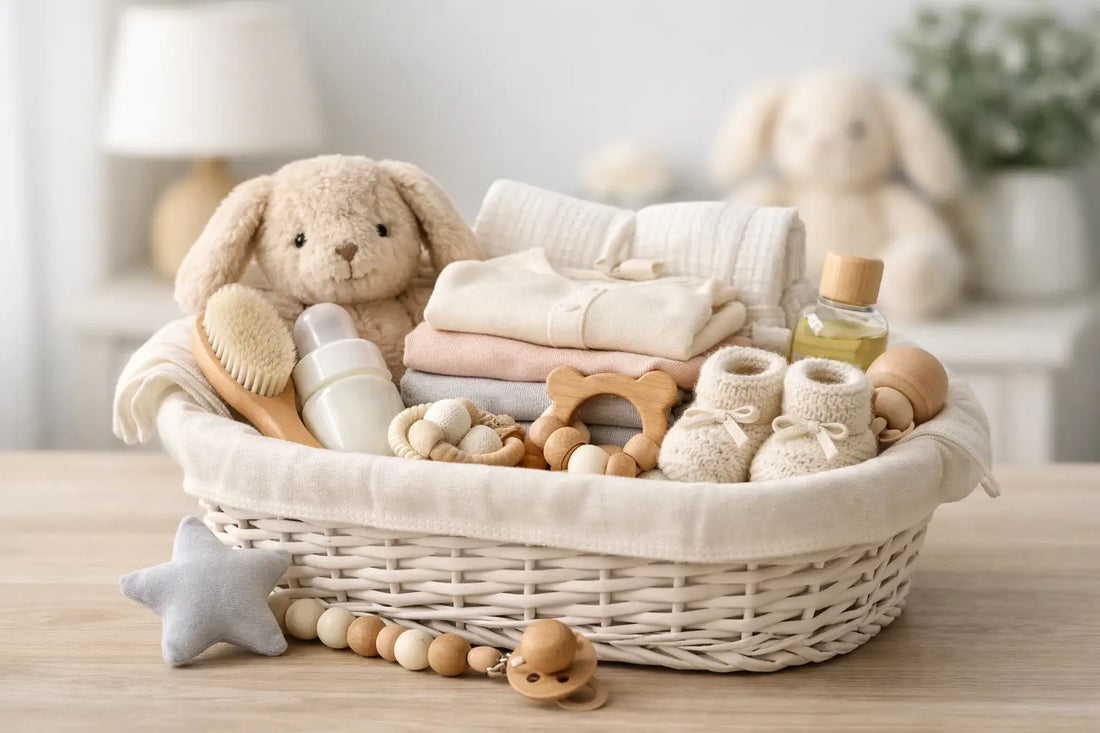 Cómo preparar una cesta de bebé útil y bonita