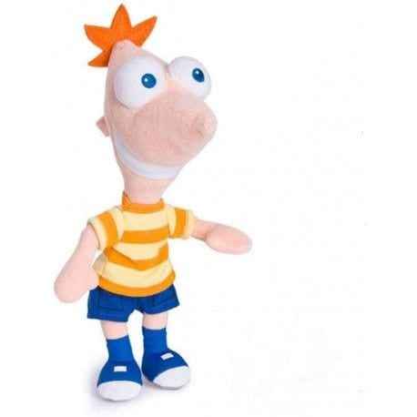 Peluche Phineas and Ferb Phineas 30 cms