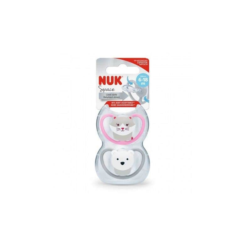 Chupetes Nuk Space Silicona 2 uds