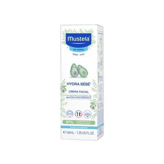 Hydra Bebé crema facial Mustela con Aguacate Bio 40 ml