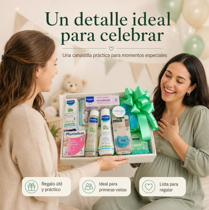 Cesta De Regalo Para Recién Nacido MomentosGourmet