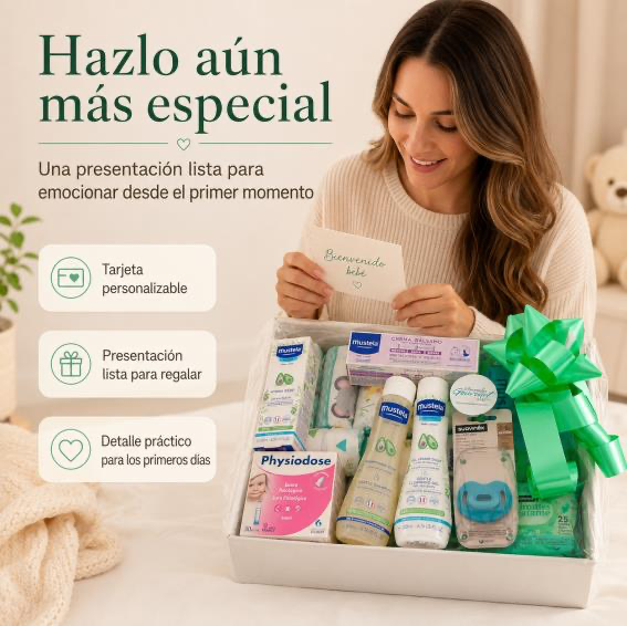 Cesta De Regalo Para Recién Nacido MomentosGourmet