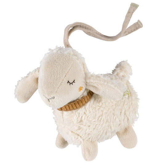MiniOveja de peluche para agarrar con algodón orgánico (ecológico), 0+ meses FEHN