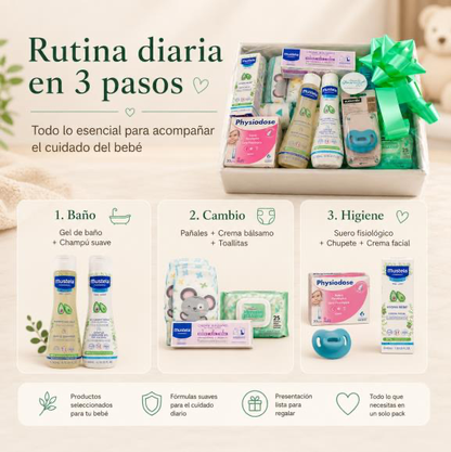 Cesta De Regalo Para Recién Nacido MomentosGourmet