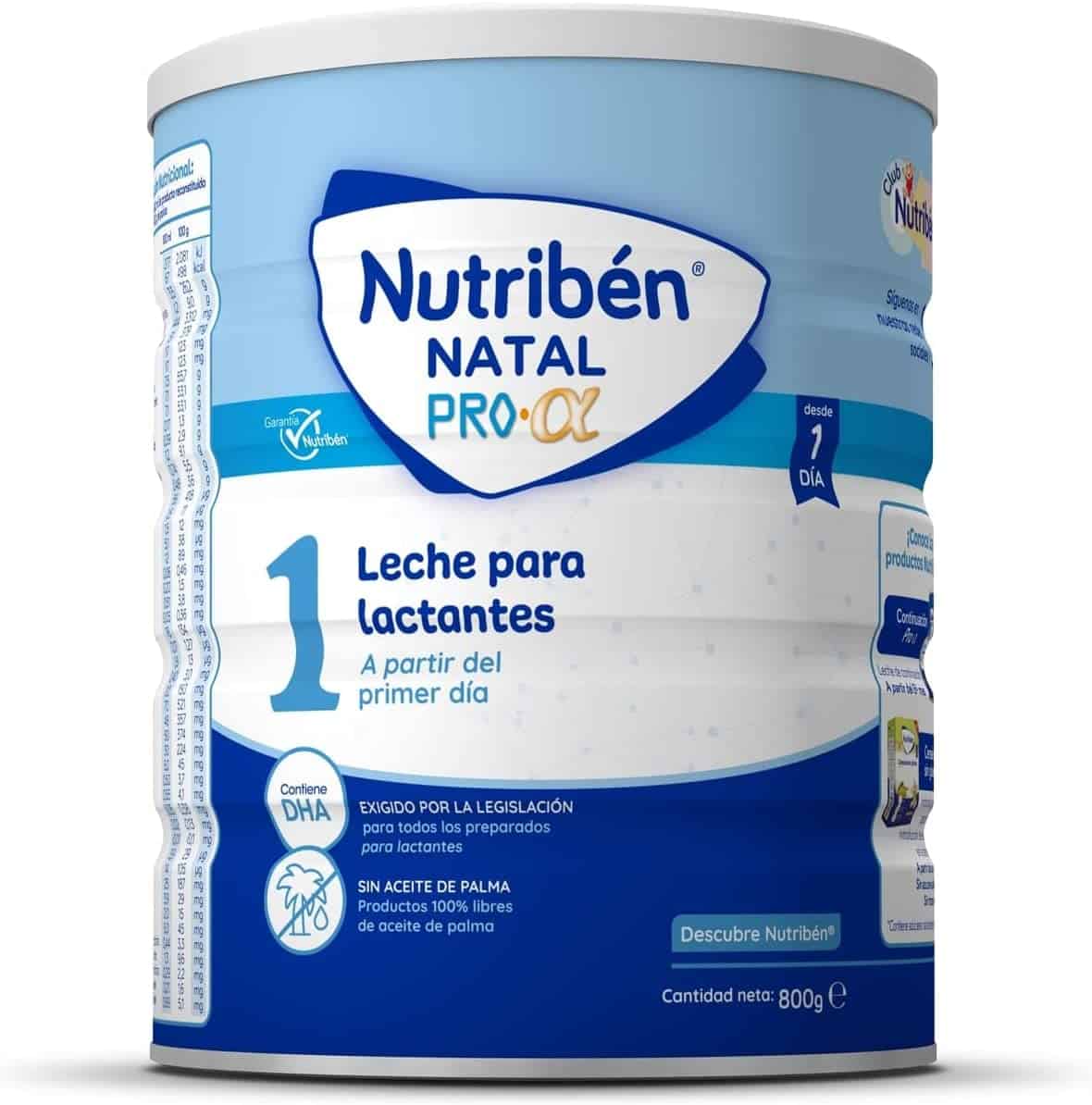 Leche de Fórmula para bebé Nutribén Natal ProAlfa 1 800g