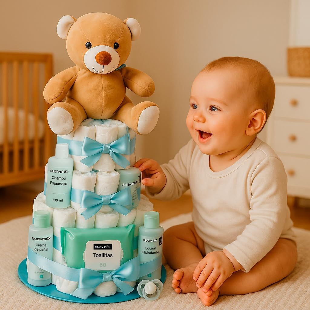 Tarta de pañales Suavinex
