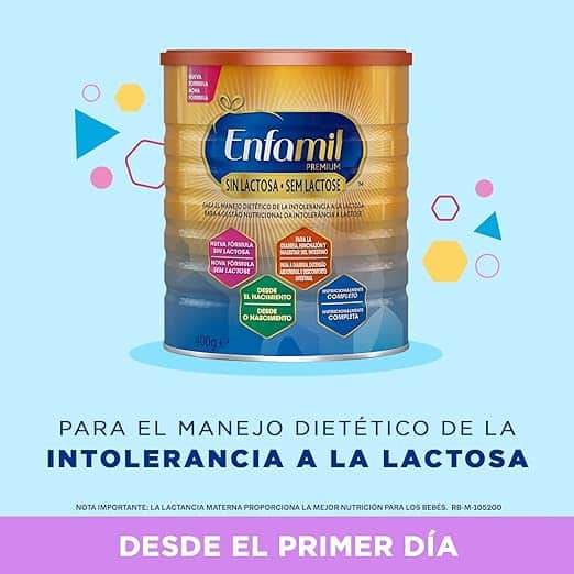 Leche de Fórmula para bebé Enfamil Premium Sin Lactosa 400gr