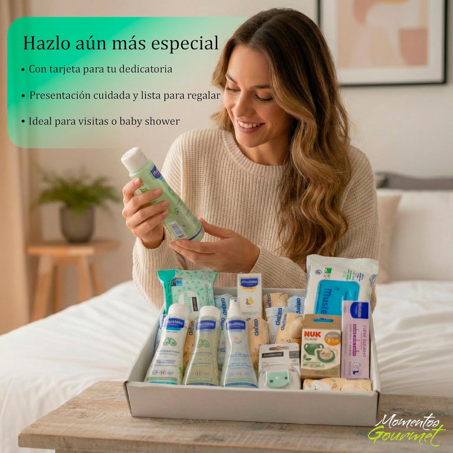 Canastilla bebé recién nacido Mustela-Suavinex