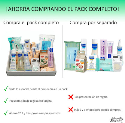 Canastilla bebé recién nacido Mustela-Suavinex