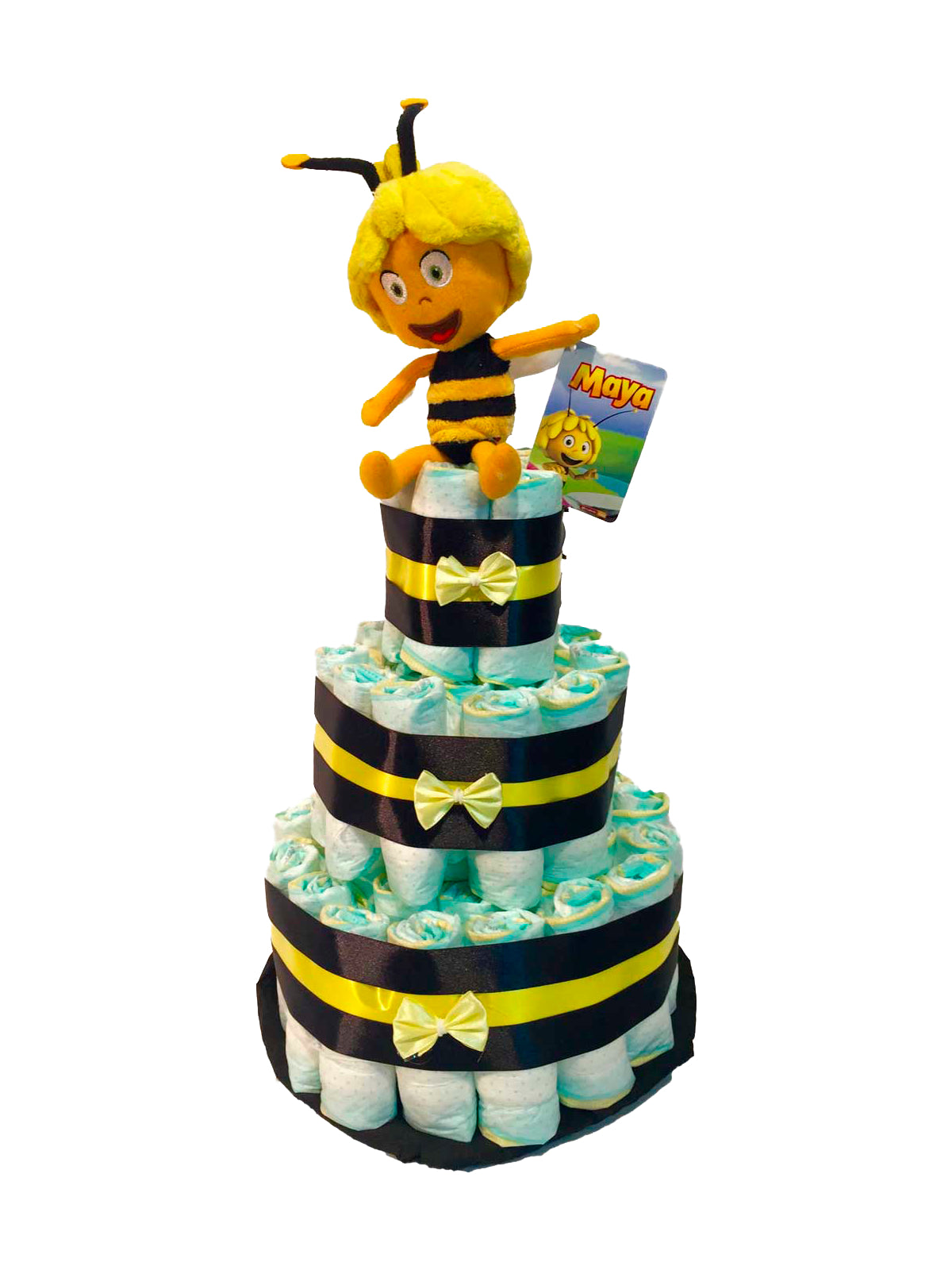 Tarta de pañales DODOT La abeja maya