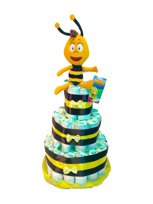 Tarta de pañales DODOT Abeja Maya (Willy)