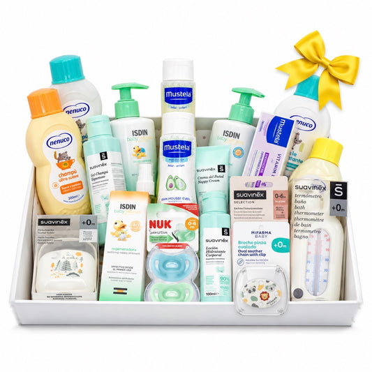 Canastilla bebé recién nacido "Essentials"