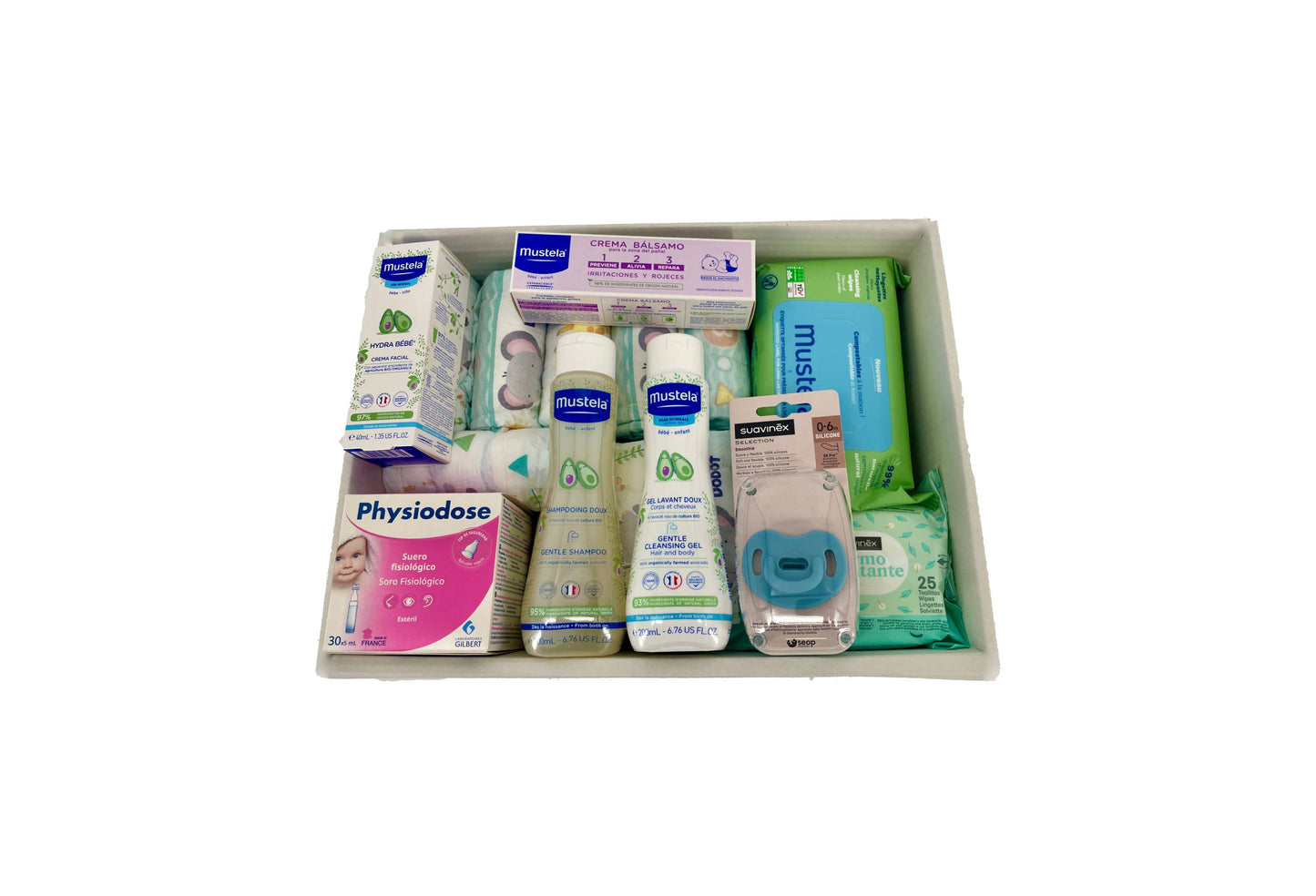 Canastilla recién nacido Mustela Suavinex especial regalo
