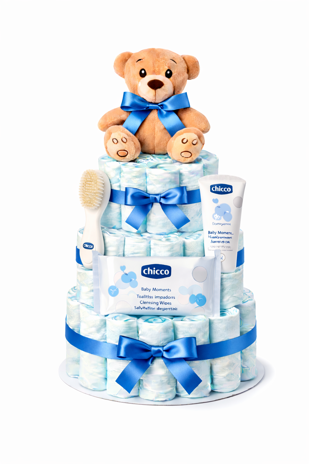 Tarta de pañales complementos CHICCO