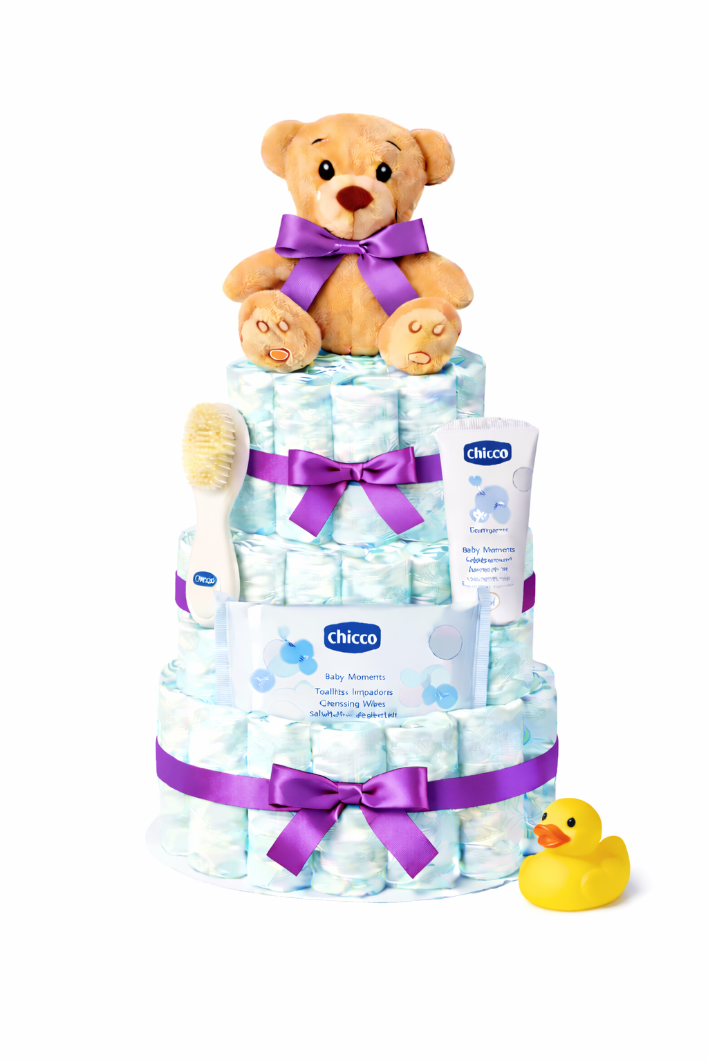 Tarta de pañales especial baño CHICCO