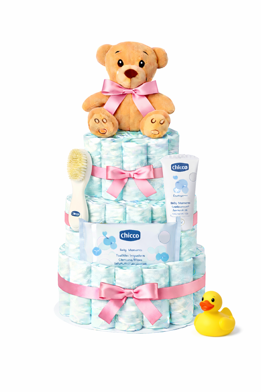 Tarta de pañales especial baño CHICCO