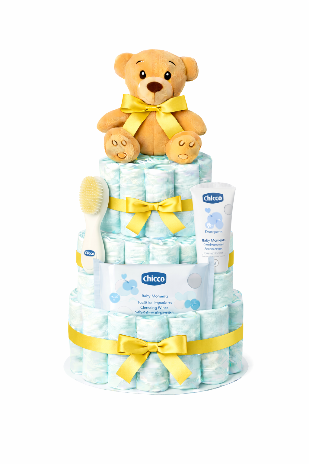 Tarta de pañales complementos CHICCO
