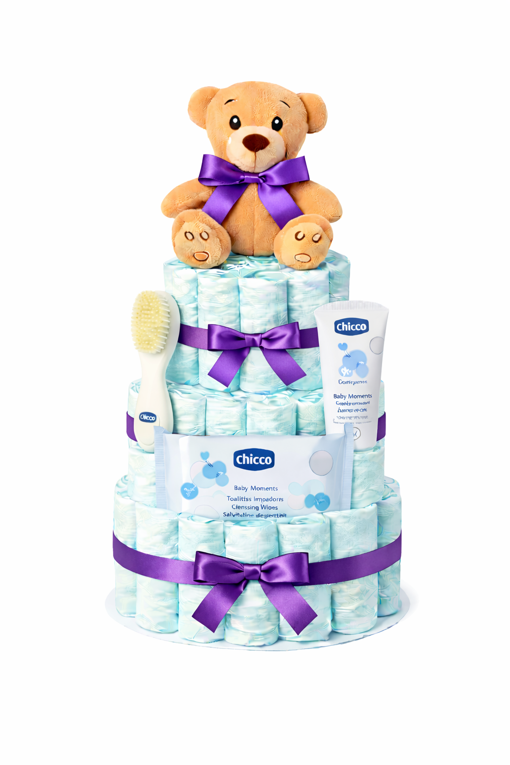 Tarta de pañales complementos CHICCO