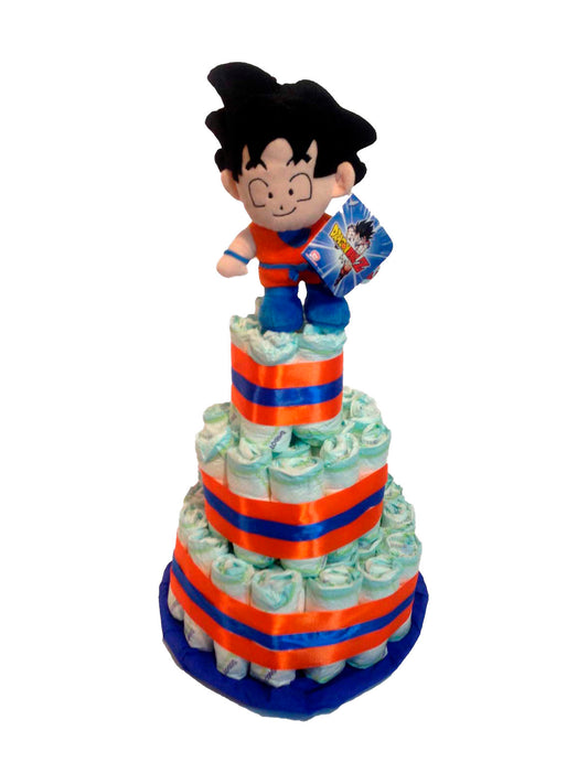 Tarta de pañales DODOT Dragon ball Goku