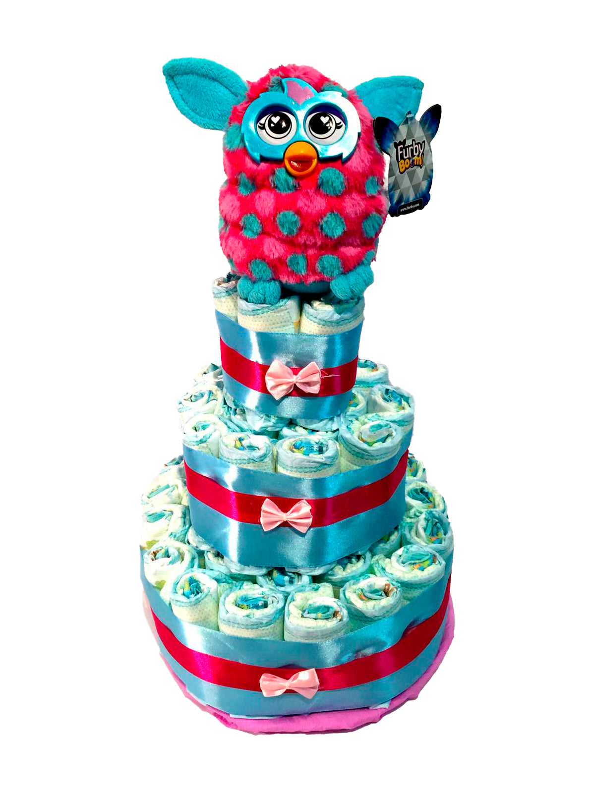 Tarta de pañales DODOT Furby