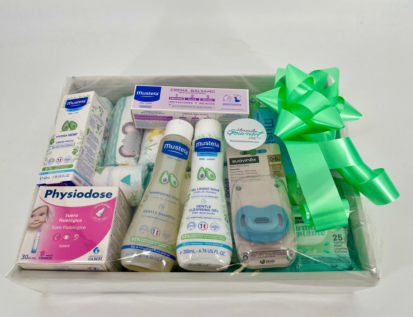 Canastilla recién nacido Mustela Suavinex especial regalo