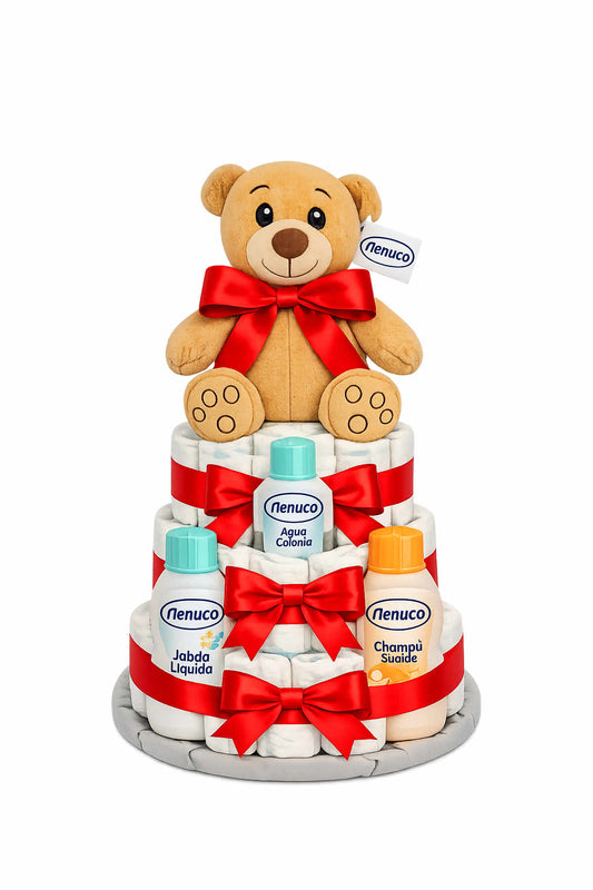 Tarta de pañales NENUCO