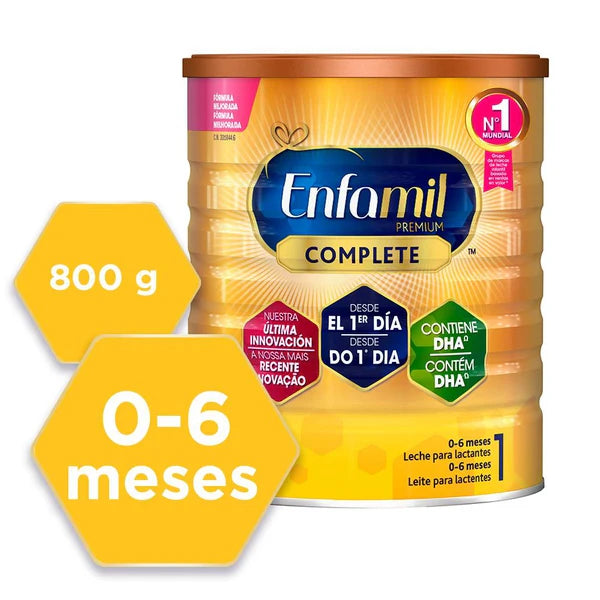 Leche de Fórmula para bebé Enfamil Premium Complete 1 800gr