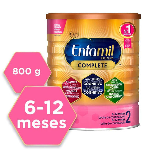 Leche de fórmula Enfamil Premium Comple 2 para bebé de 6 a 12 meses