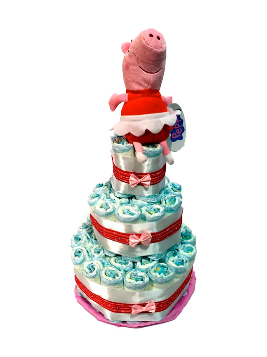 Tarta de pañales DODOT Peppa pig