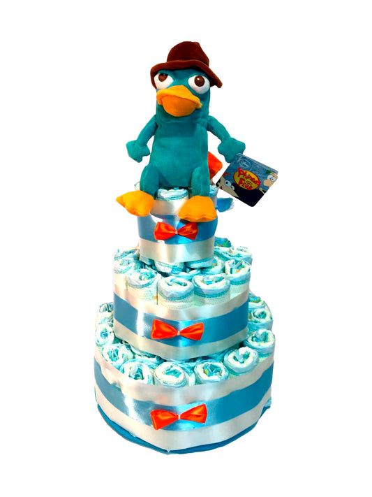 Tarta de pañales DODOT Phineas and Ferb (ornitorrinco)