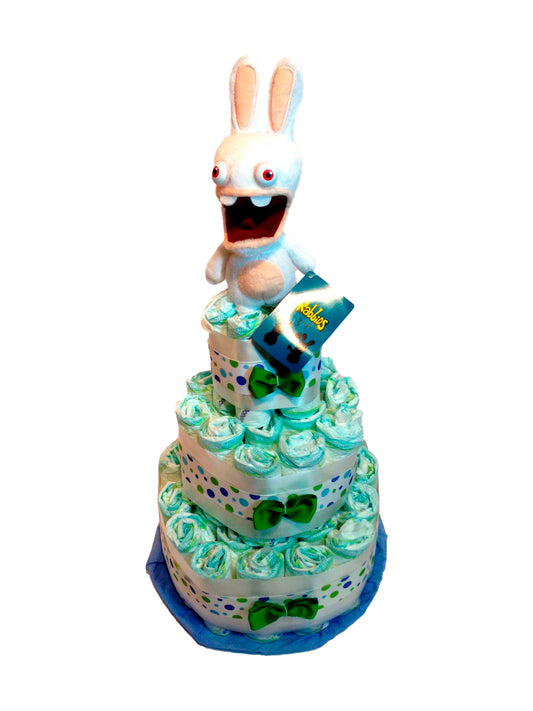 Tarta de pañales DODOT Rabbids