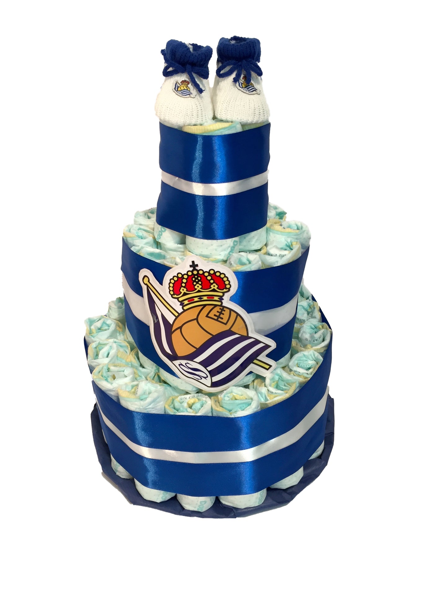 Tarta de pañales DODOT Real Sociedad