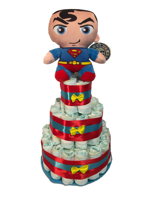 Tarta de pañales DODOT Superman