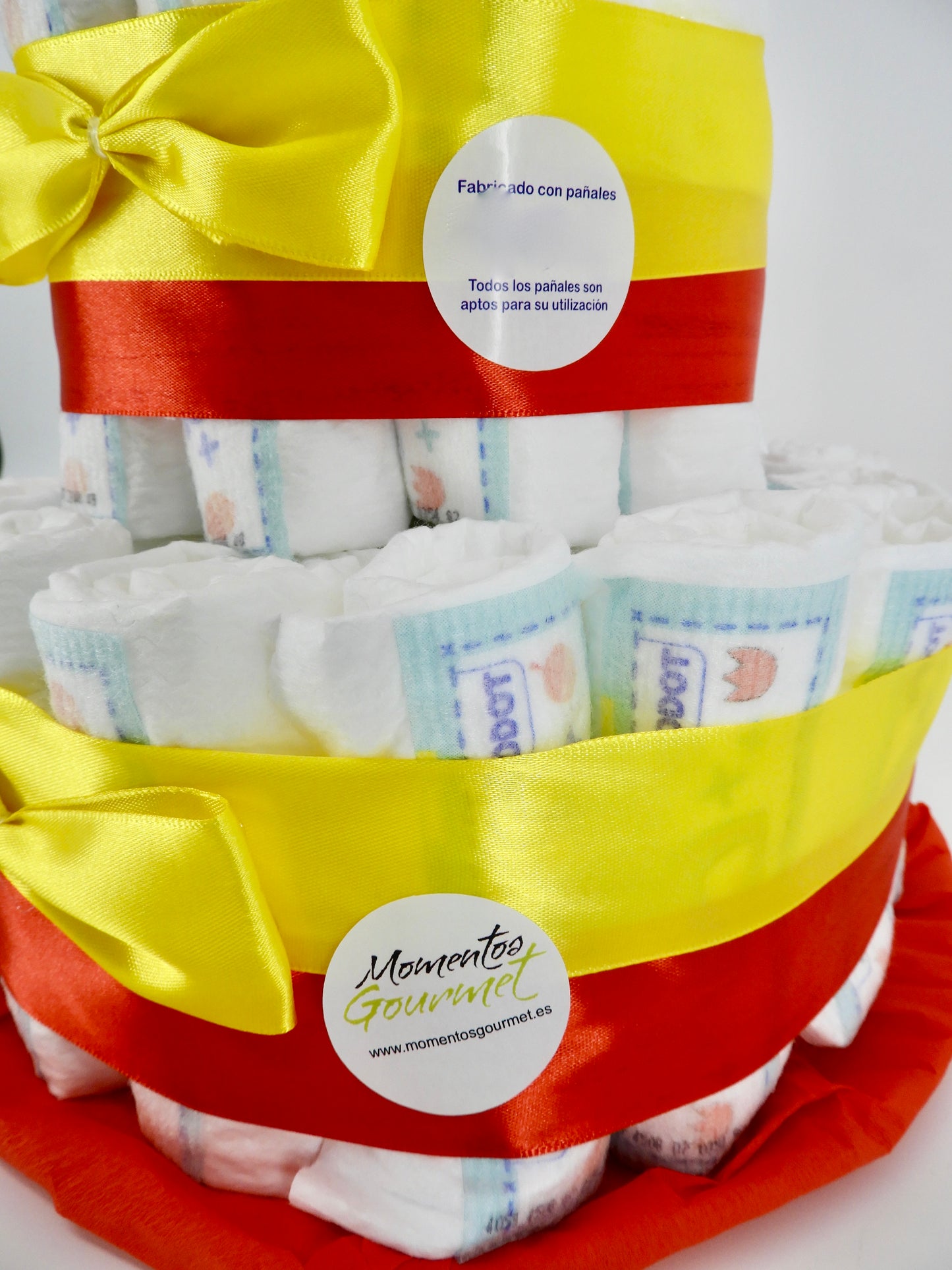 Tarta de pañales Avengers Iron Man