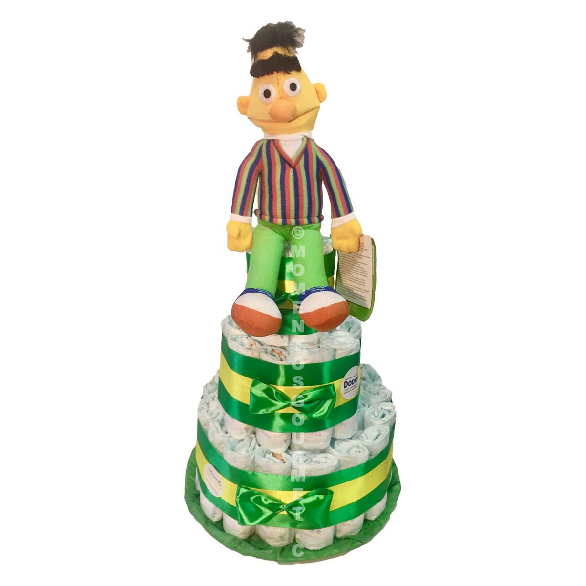 Tarta de pañales Barrio Sésamo Blas