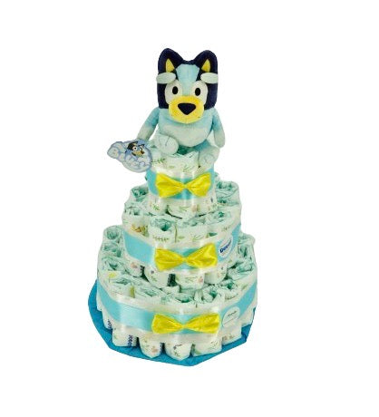 Tarta de pañales DODOT Bluey  