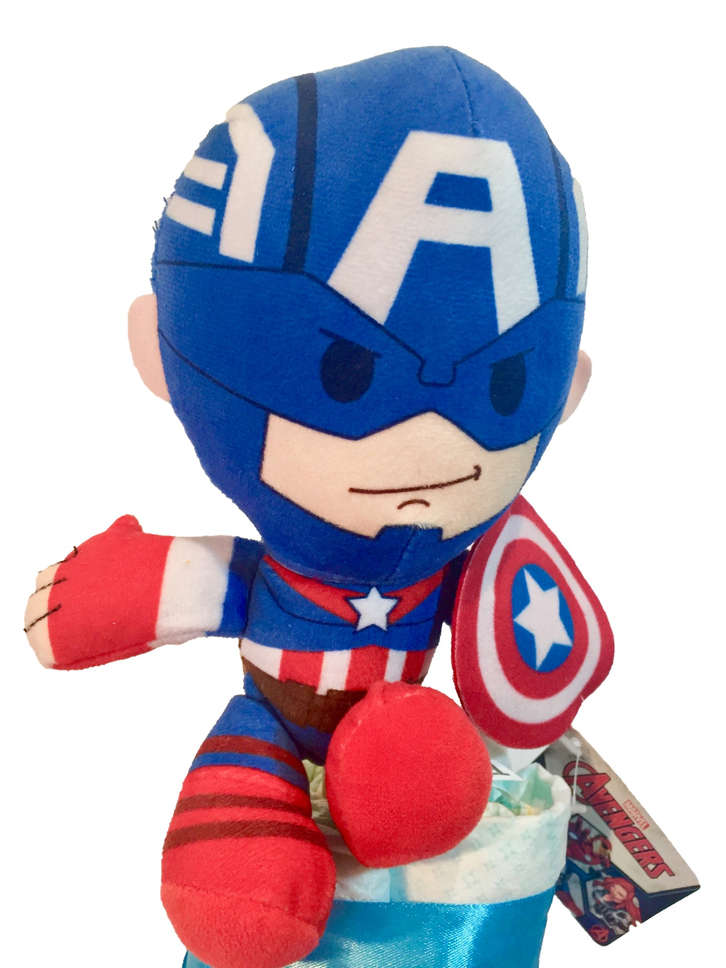 Tarta de pañales DODOT Avengers Capitán América