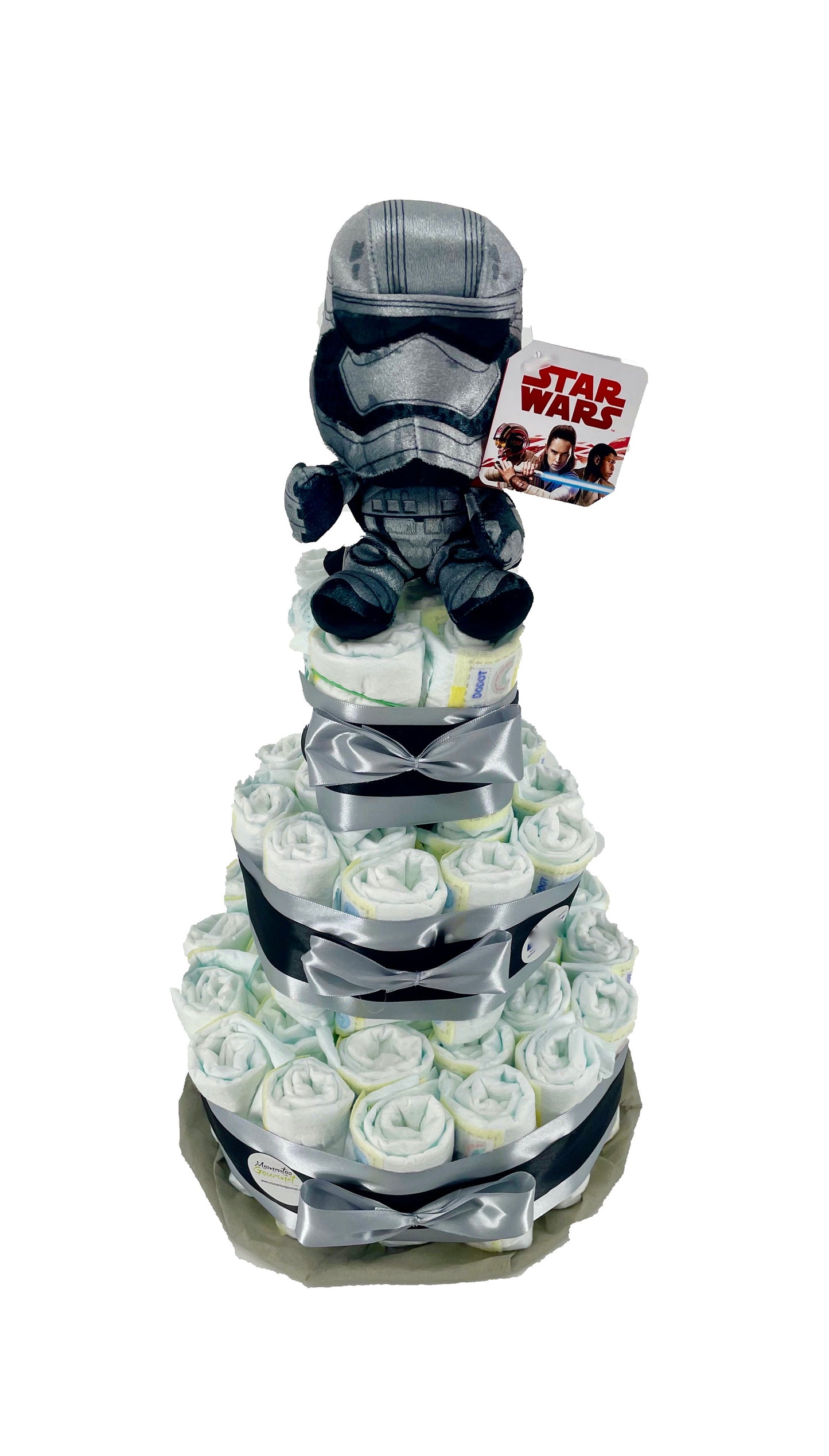 Tarta de pañales Star Wars Capitan Phasma