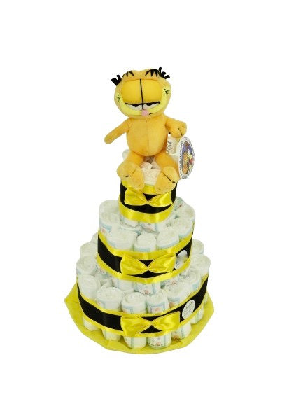 Tarta de pañales Garfield