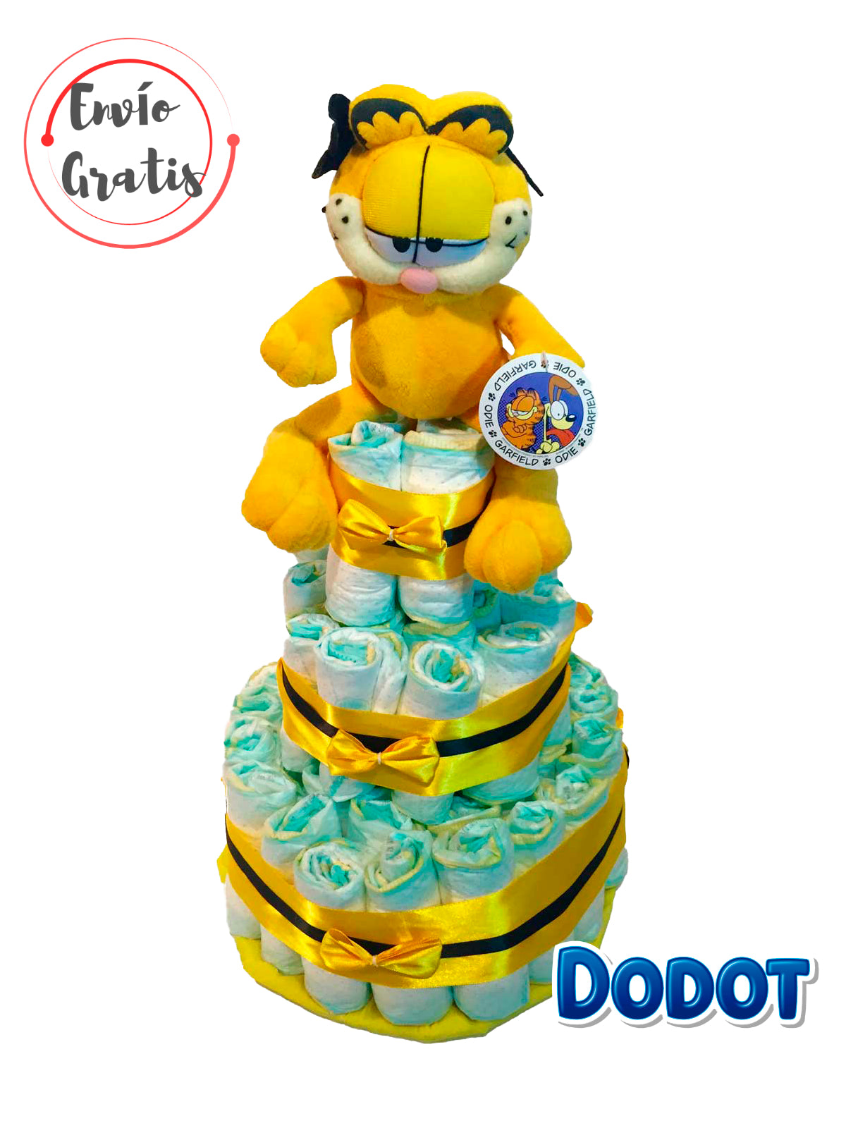 Tarta de pañales DODOT Garfield