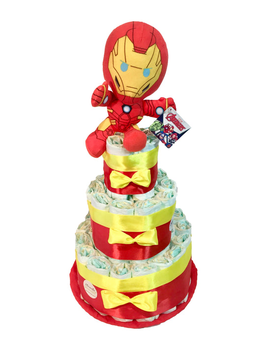 Tarta de pañales DODOT Avengers Iron Man