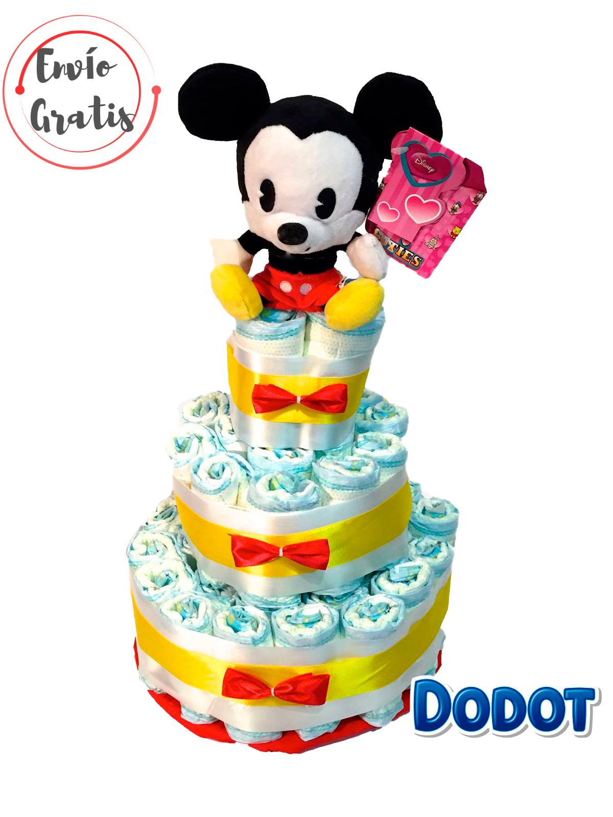 Tarta de pañales DODOT Mickey Mousse kids