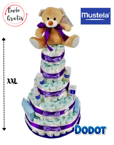 Tarta de pañales DODOT Mustela Magnum XXL