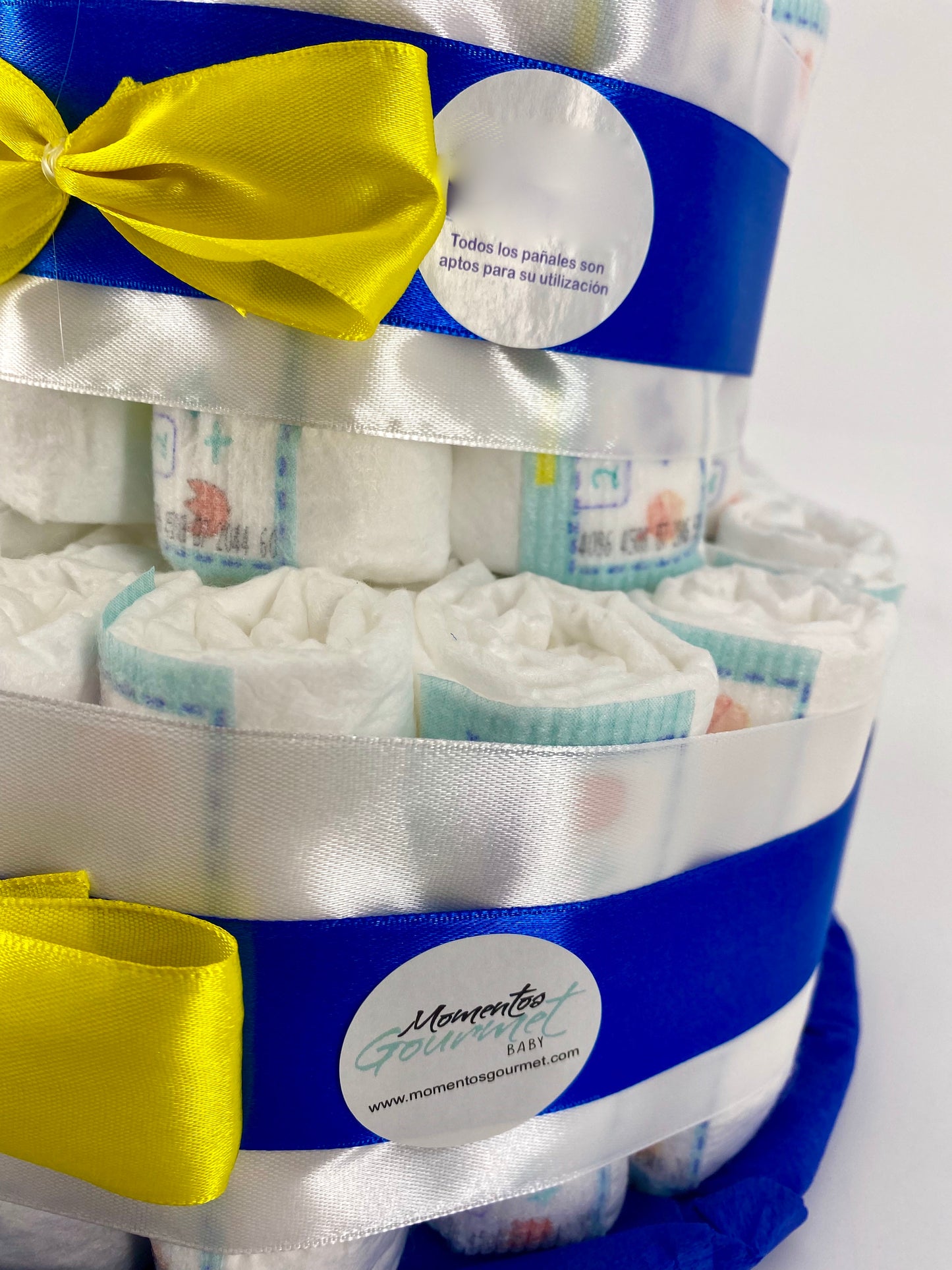 Tarta de pañales Pato Donald